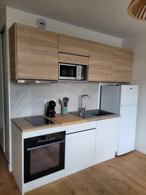 Studio 2 Voyageurs Au Coeur De Ville Sallanches Exteriör bild